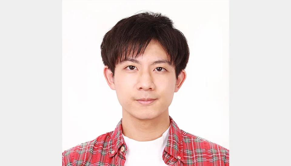 男性の証明写真の仕上がりイメージ